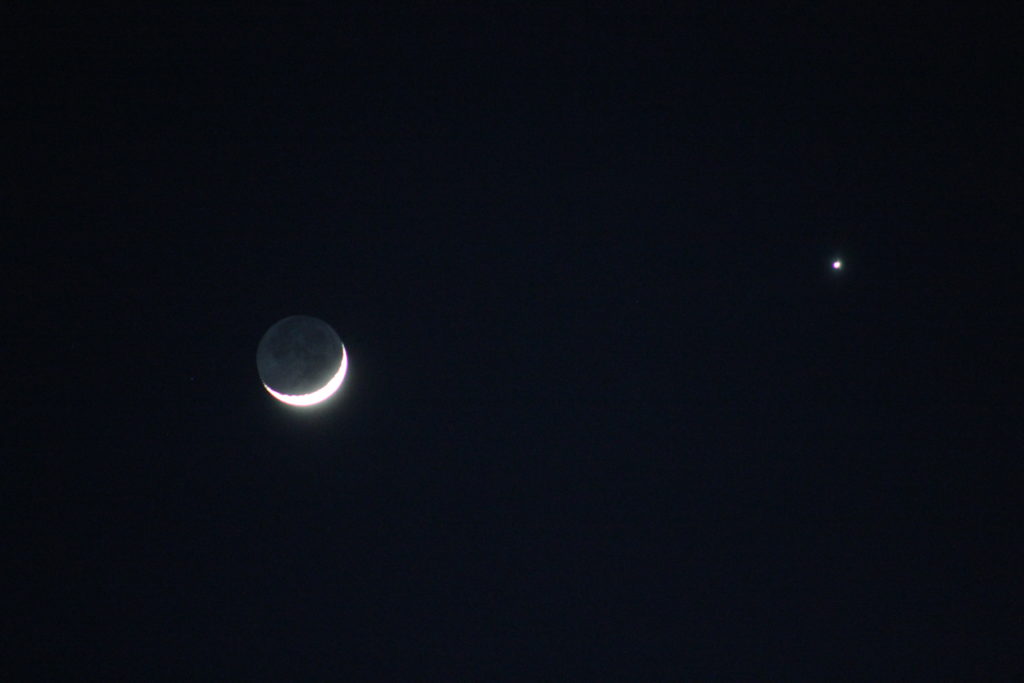 Moon and Venus March 23rd, 2015 by Ryan Marciniak