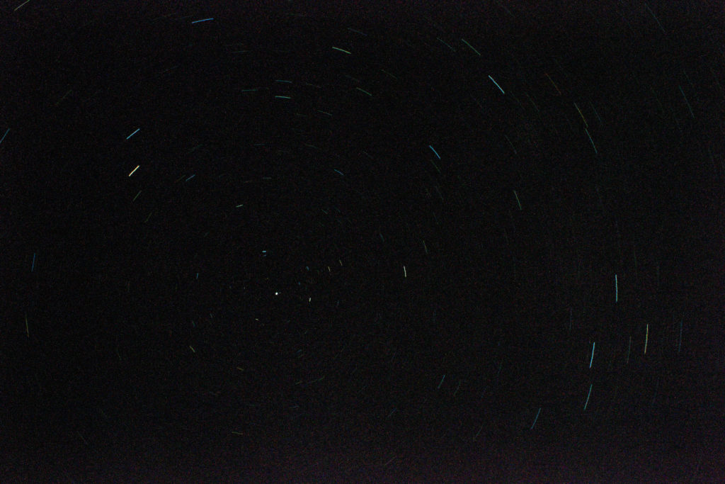 Star Trails Shot at Cavendish Beach PEI